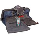 Лазерный дальномер Bosch GLM 80 + зимняя сумка, шапка, шарф, зимние рабочие перчатки — Фото 2
