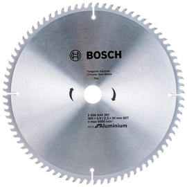 Диск пильный по алюминию Bosch ECO 305х30мм 80Т (397) — Фото 1