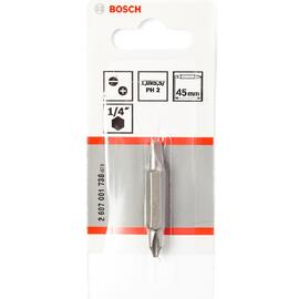 Бита Bosch S1.0х5.5-PH2x45мм двусторонняя (738) — Фото 1