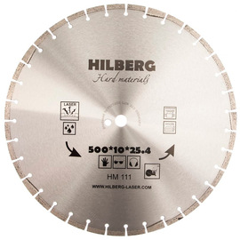 Диск алмазный по бетону Hilberg Hard Materials 500x25.4мм (HM111)