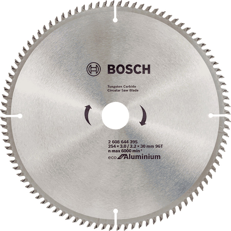 Диск пильный по алюминию Bosch ECO ALU/Multi 254x30мм 96T (395) — Фото 2