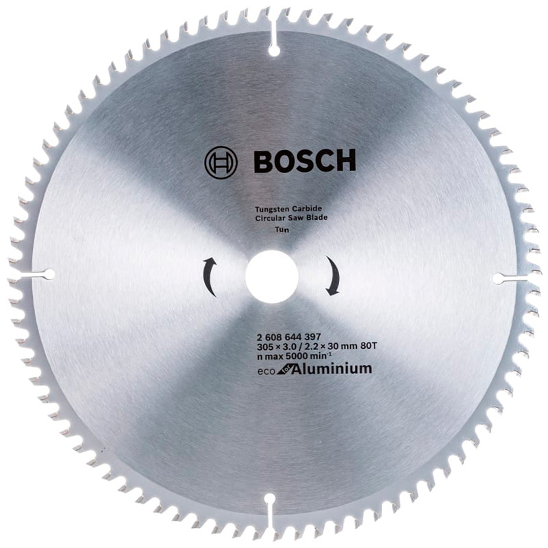 Диск пильный по алюминию Bosch ECO 305х30мм 80Т (397) — Фото 2