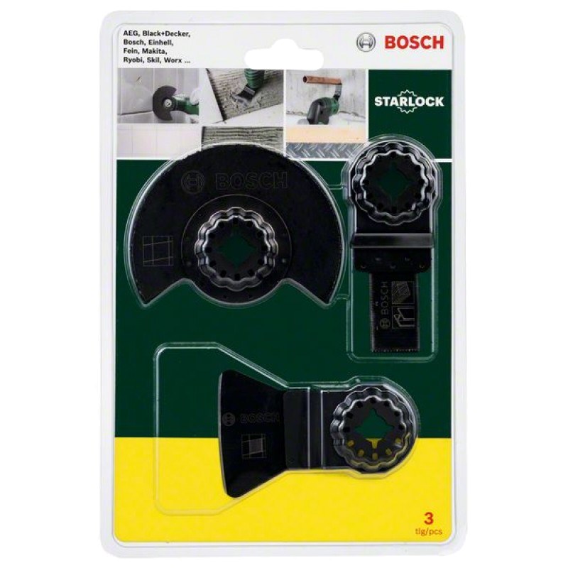 Набор насадок для МФИ Bosch Starlock 3шт (324) — Фото 2